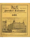 David Bürkli's Züricher Kalender auf das Schaltjahr 1892