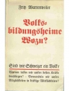Volksbildunsheime wozu?