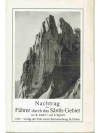 Nachtrag zum Führer duch das Säntis-Gebiet