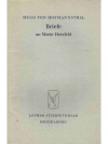 Briefe an Marie Herzfeld