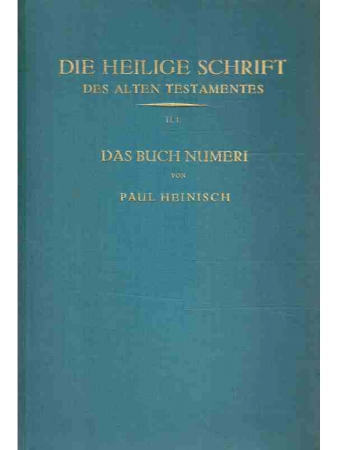 Das Buch Numeri – Paul Heinisch