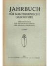 Jahrbuch für solothurnische Geschichte 23. Band