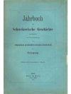 Jahrbuch für Schweizerische Geschichte 23. Band