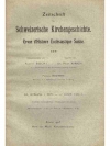 Zeitschrift für Schweizerische Kirchengeschichte XIX. Jahrgang 1925