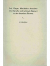 Joh.Caspar Mörikofers Ansichte
