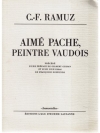 Aimé Pache, Peintre Vaudois