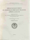Miracles que Dieus ha mostratz per Sant Frances après la sua fi