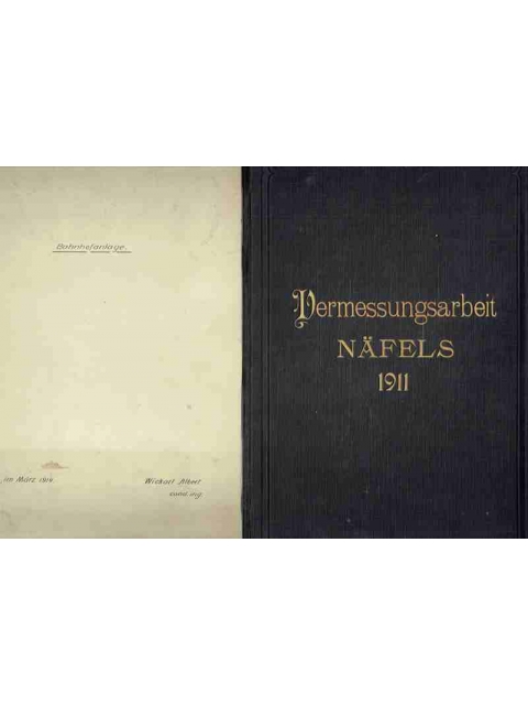 Vermessungsarbeit Näfels 1911 – Albert Wickart