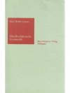 Mittelhochdeutsche Grammatik
