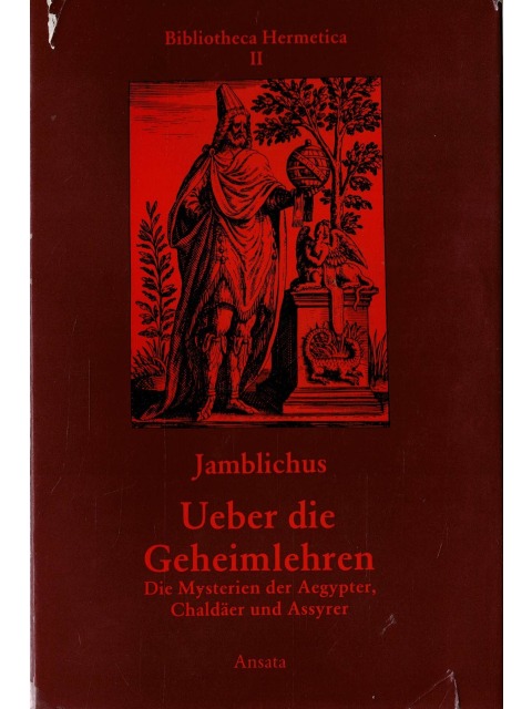 Jamblichus Ueber die Geheimlehren