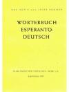 Wörterbuch Esperanto - Deutsch